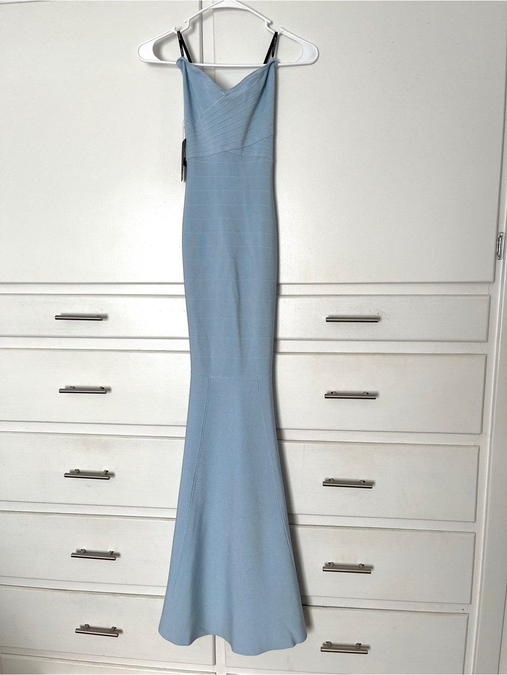 Marciano light blue floor length maxi dress size XXS